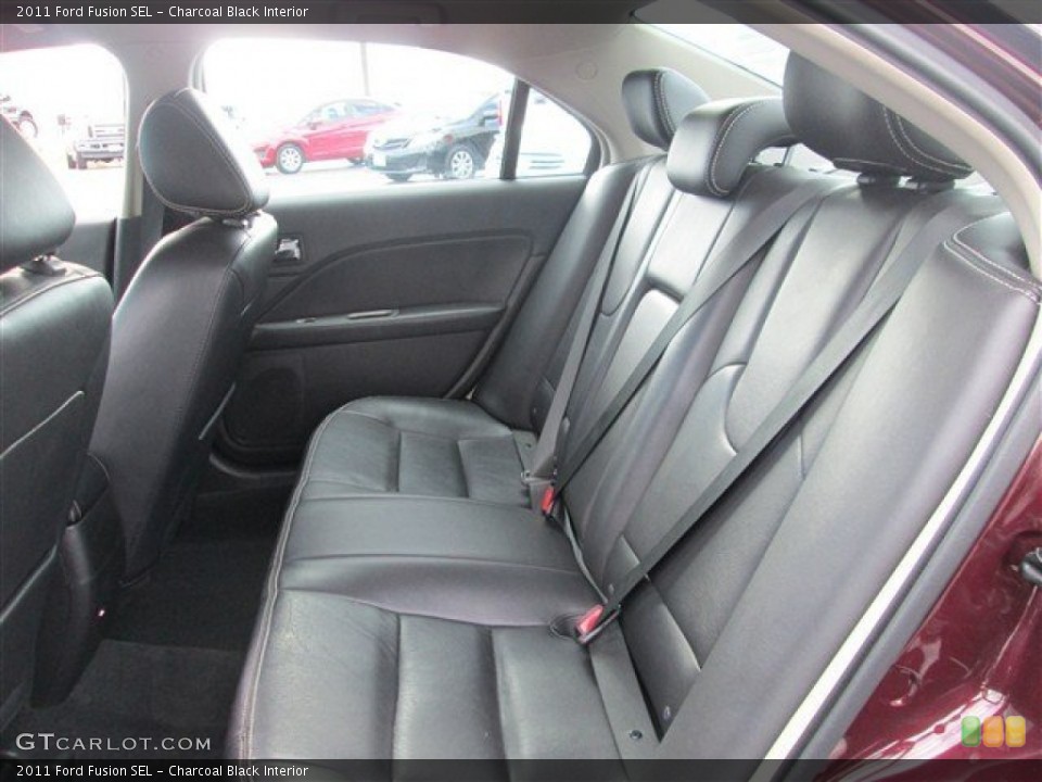 Charcoal Black Interior Rear Seat for the 2011 Ford Fusion SEL #77909051