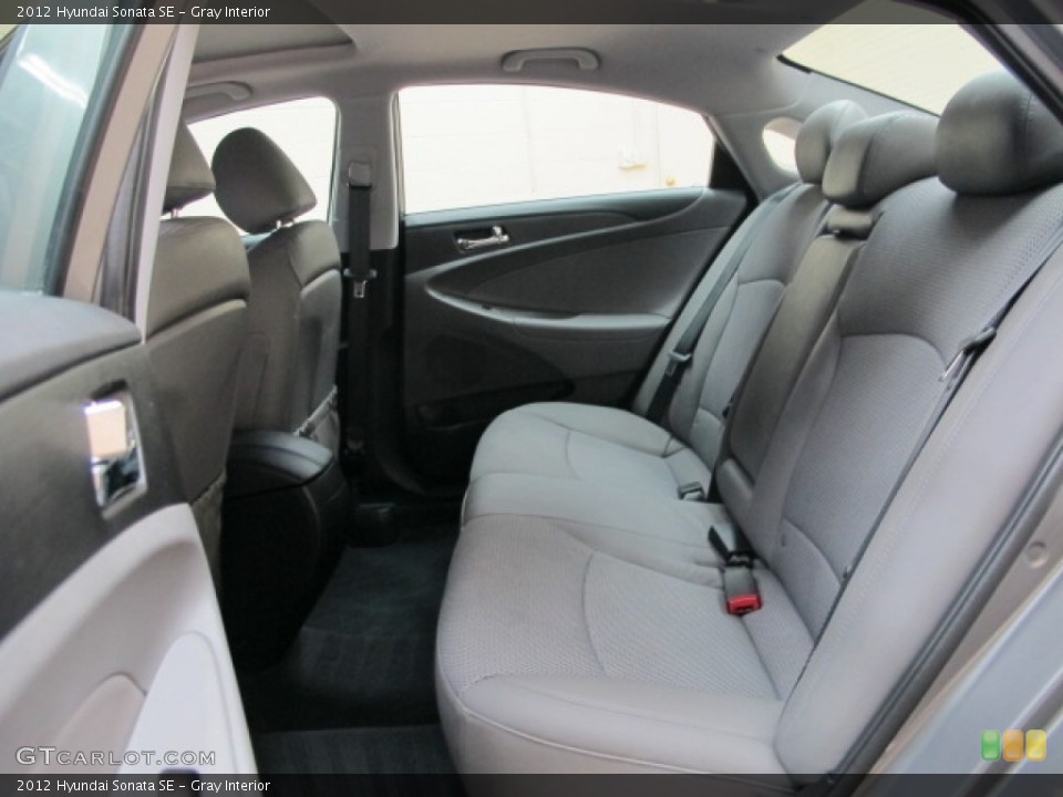 Gray Interior Rear Seat for the 2012 Hyundai Sonata SE #77909972