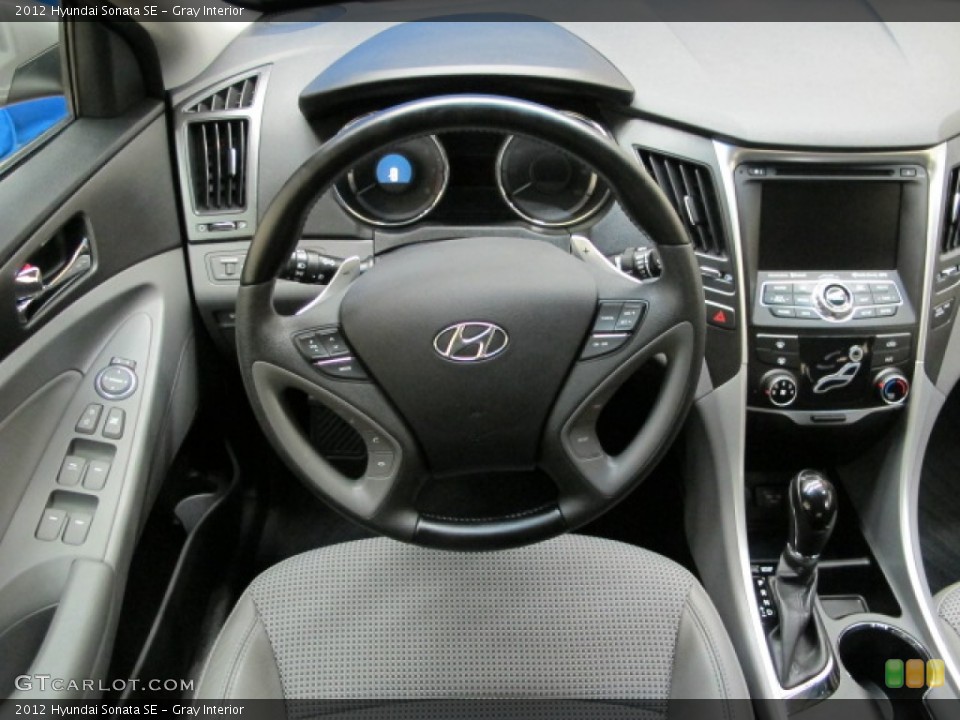 Gray Interior Dashboard for the 2012 Hyundai Sonata SE #77910070