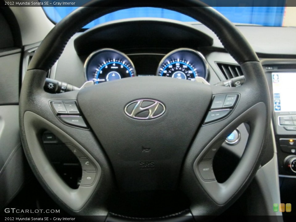 Gray Interior Steering Wheel for the 2012 Hyundai Sonata SE #77910223