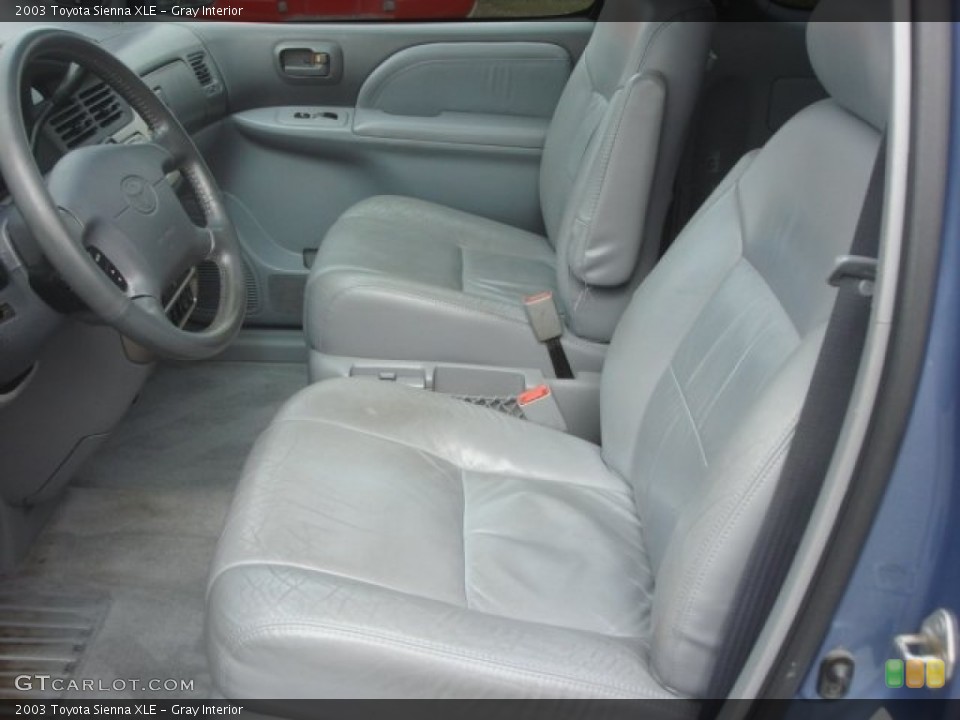 Gray Interior Front Seat for the 2003 Toyota Sienna XLE #77910309