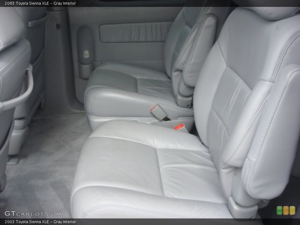 Gray Interior Rear Seat for the 2003 Toyota Sienna XLE #77910322