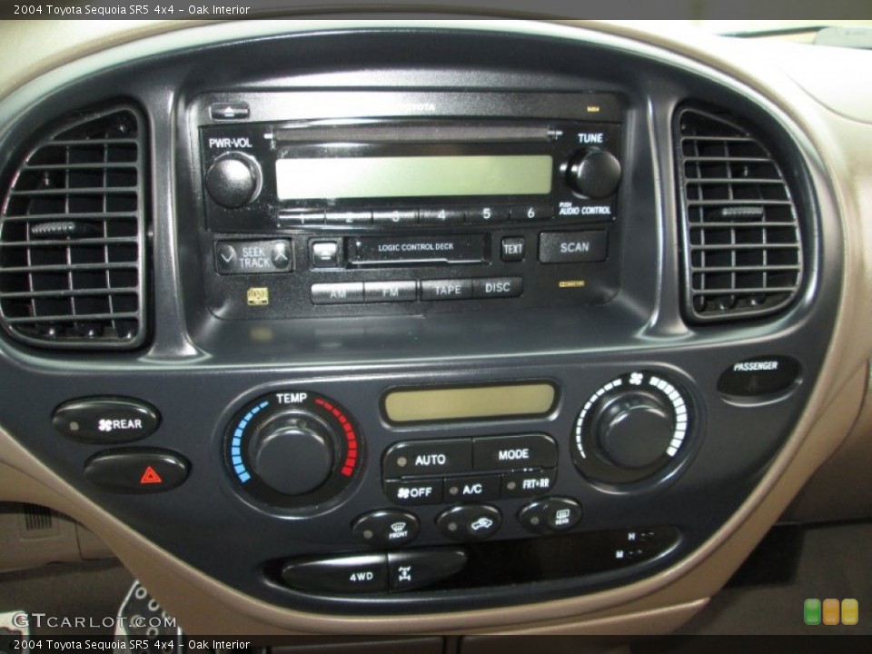 Oak Interior Controls for the 2004 Toyota Sequoia SR5 4x4 #77910403