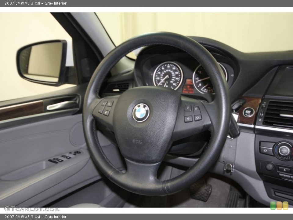 Gray Interior Steering Wheel for the 2007 BMW X5 3.0si #77910412