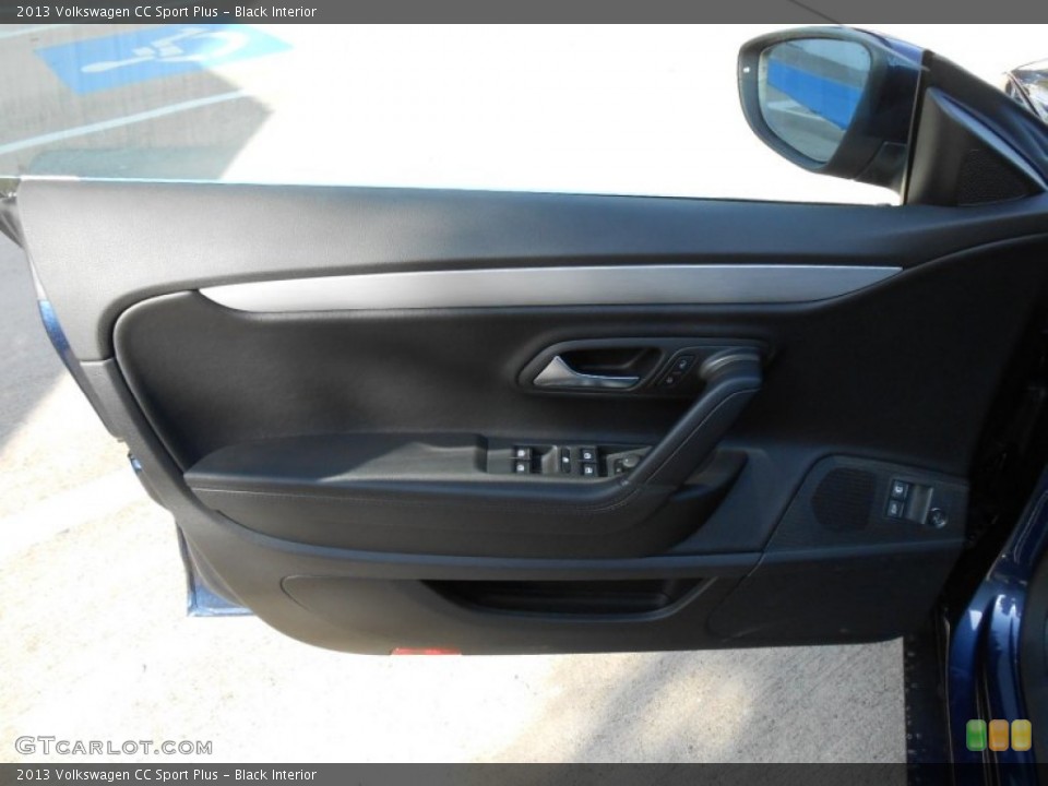 Black Interior Door Panel for the 2013 Volkswagen CC Sport Plus #77911249