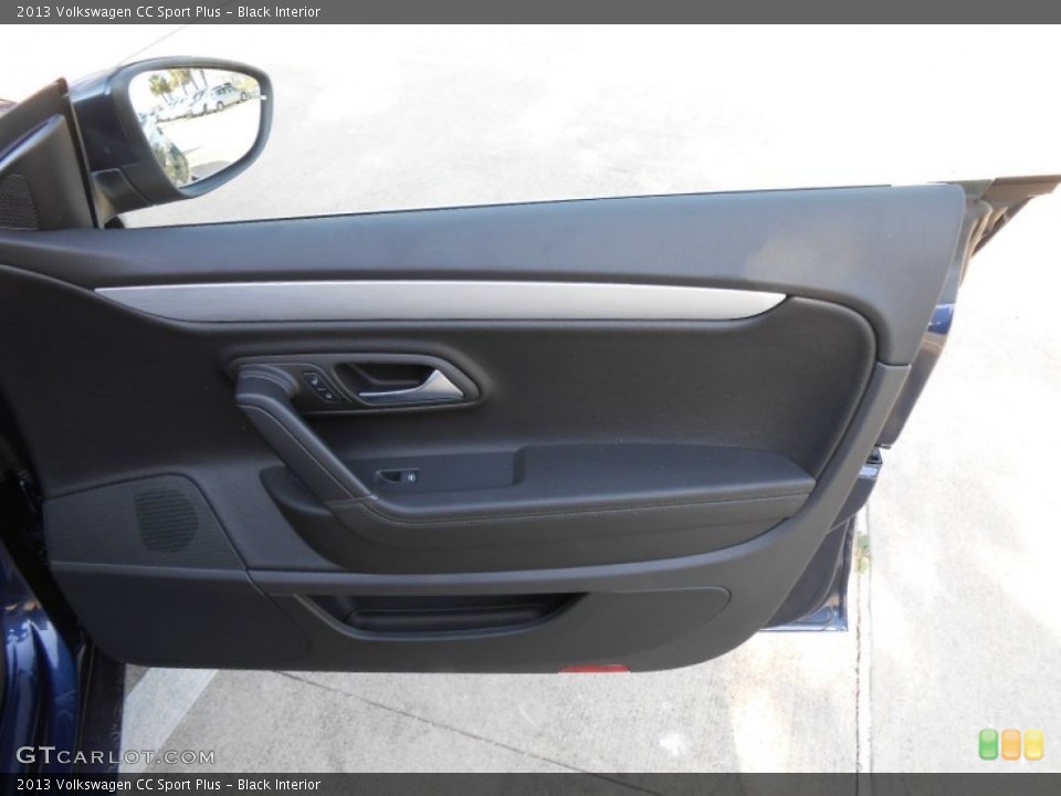 Black Interior Door Panel for the 2013 Volkswagen CC Sport Plus #77911279