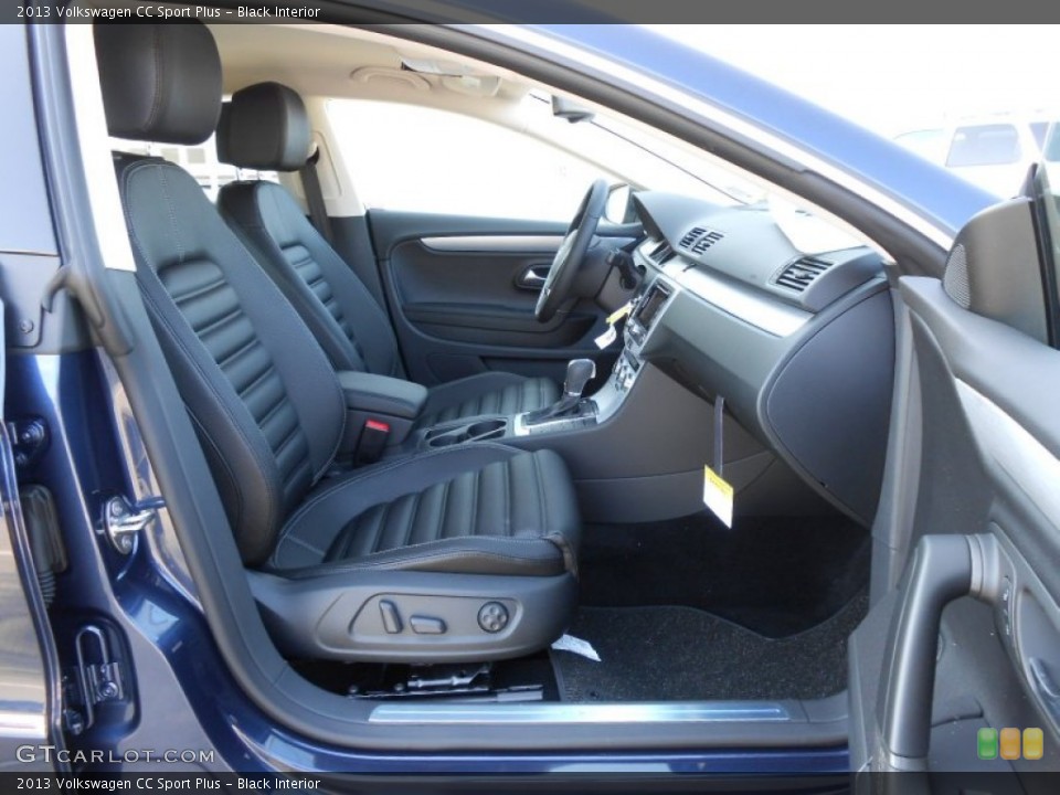 Black Interior Front Seat for the 2013 Volkswagen CC Sport Plus #77911294