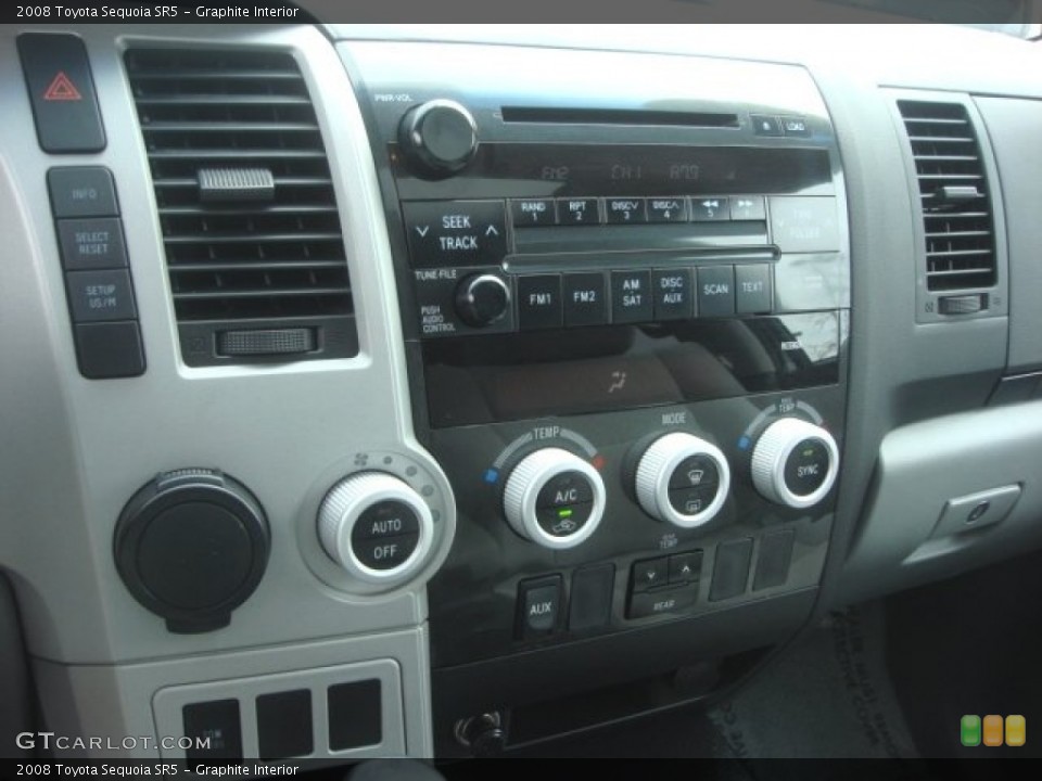Graphite Interior Controls for the 2008 Toyota Sequoia SR5 #77911300