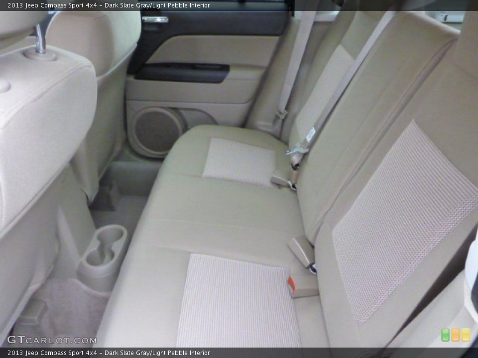 Dark Slate Gray/Light Pebble Interior Rear Seat for the 2013 Jeep Compass Sport 4x4 #77911795