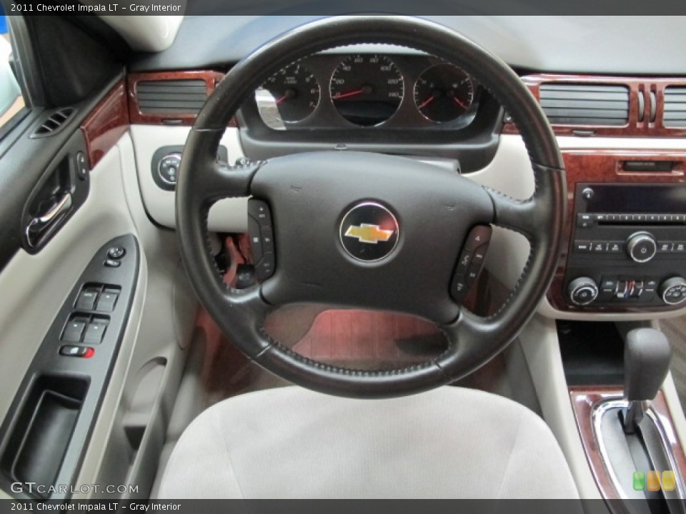 Gray Interior Steering Wheel for the 2011 Chevrolet Impala LT #77911933