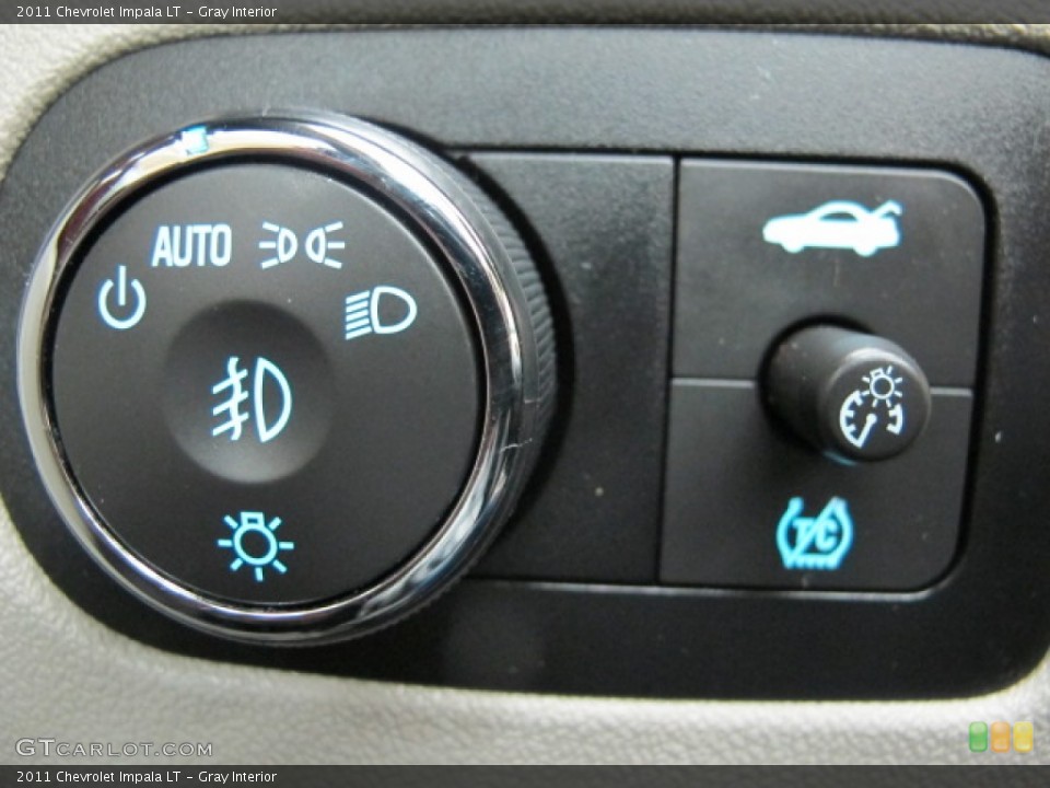 Gray Interior Controls for the 2011 Chevrolet Impala LT #77912078