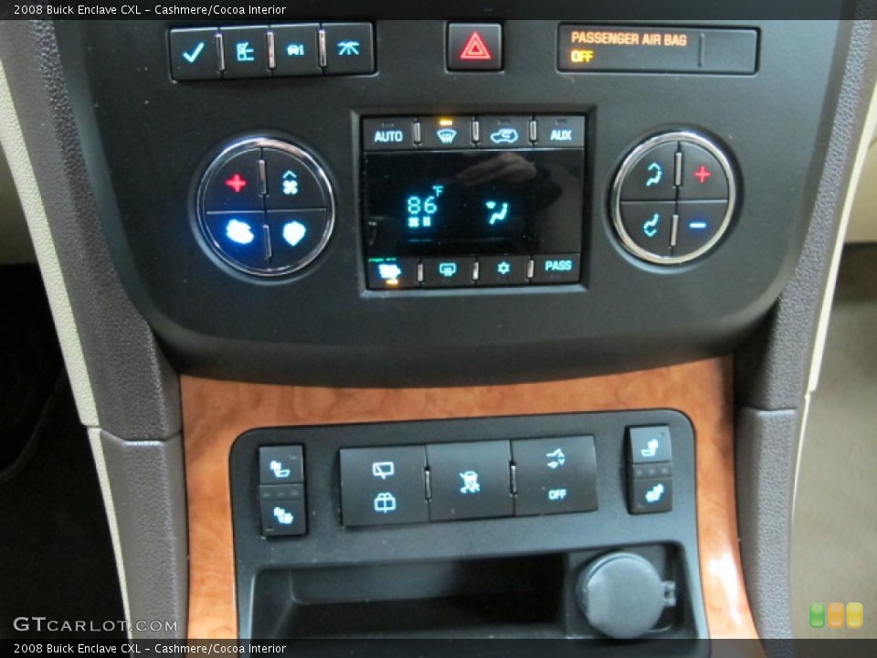 Cashmere/Cocoa Interior Controls for the 2008 Buick Enclave CXL #77913031