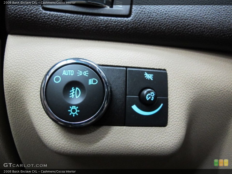 Cashmere/Cocoa Interior Controls for the 2008 Buick Enclave CXL #77913190