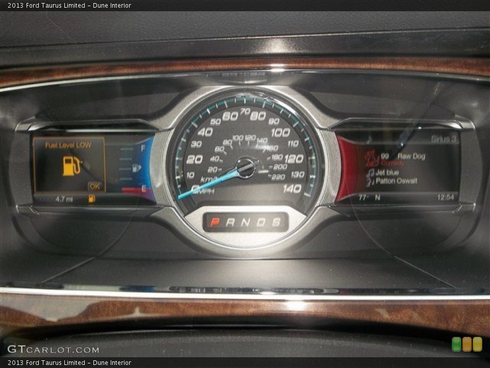 Dune Interior Gauges for the 2013 Ford Taurus Limited #77913198