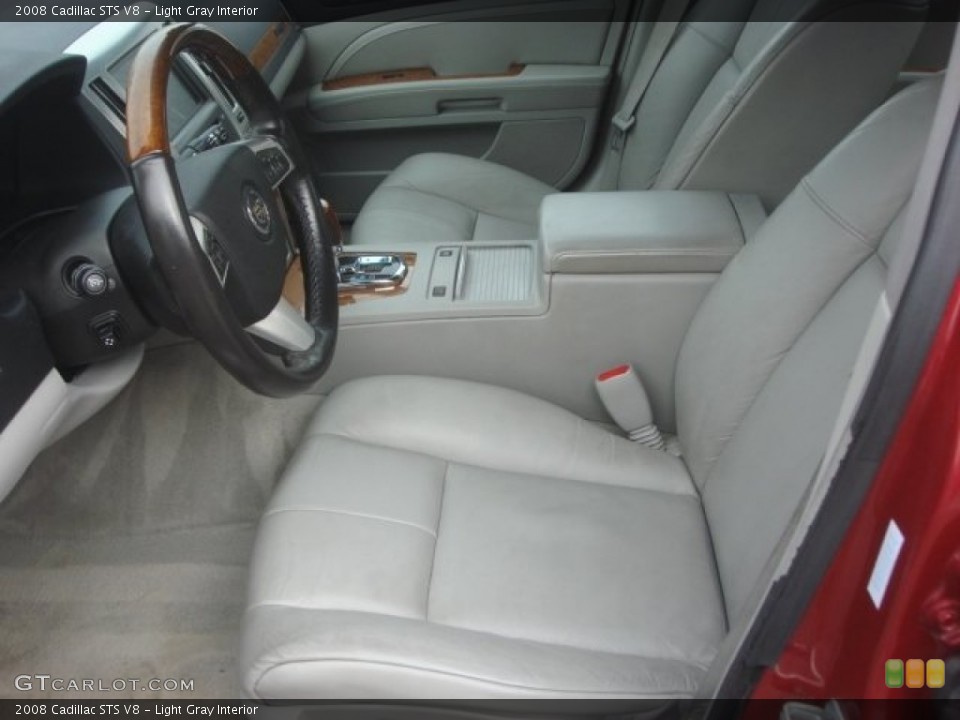 Light Gray Interior Front Seat for the 2008 Cadillac STS V8 #77913271
