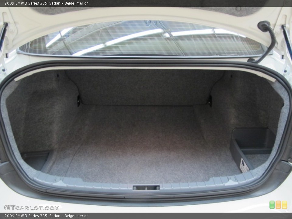 Beige Interior Trunk for the 2009 BMW 3 Series 335i Sedan #77913364