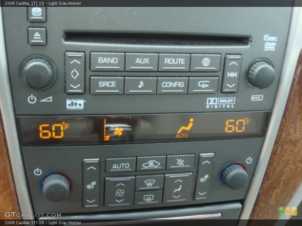 Light Gray Interior Controls for the 2008 Cadillac STS V8 #77913430