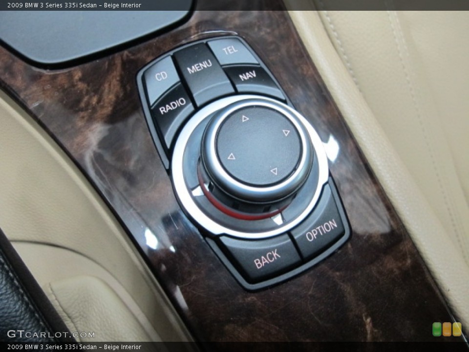 Beige Interior Controls for the 2009 BMW 3 Series 335i Sedan #77913679