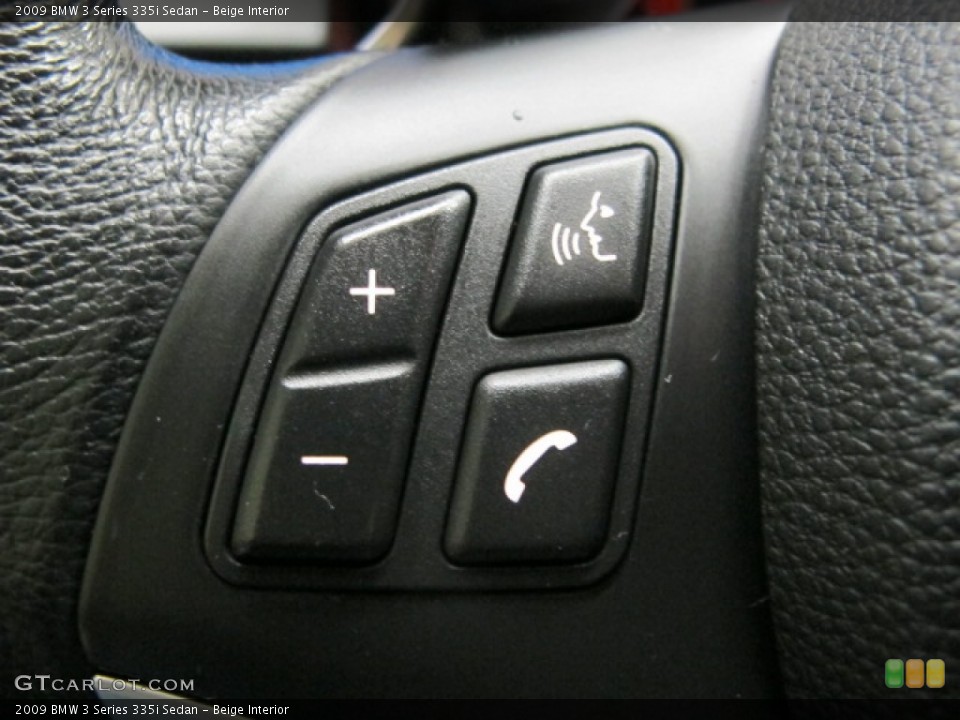 Beige Interior Controls for the 2009 BMW 3 Series 335i Sedan #77913752