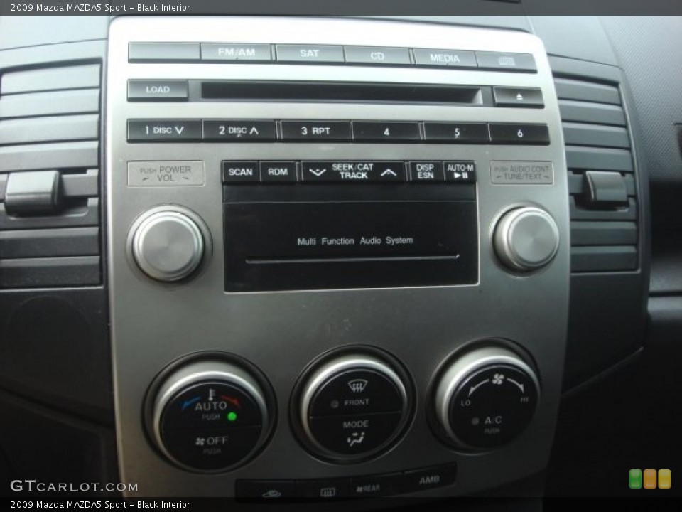Black Interior Audio System for the 2009 Mazda MAZDA5 Sport #77915089