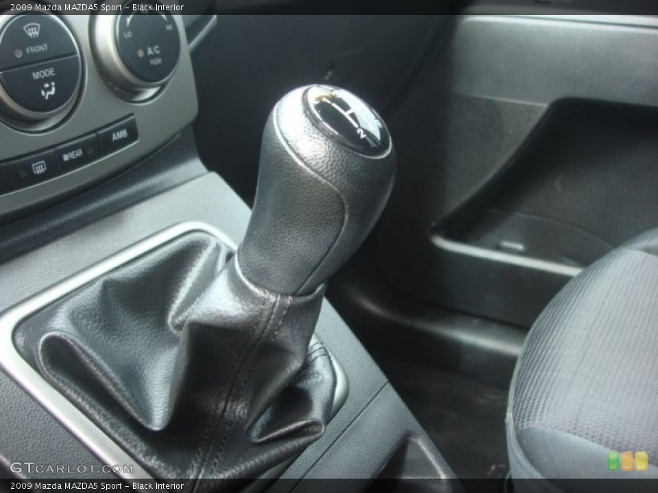 Black Interior Transmission for the 2009 Mazda MAZDA5 Sport #77915113