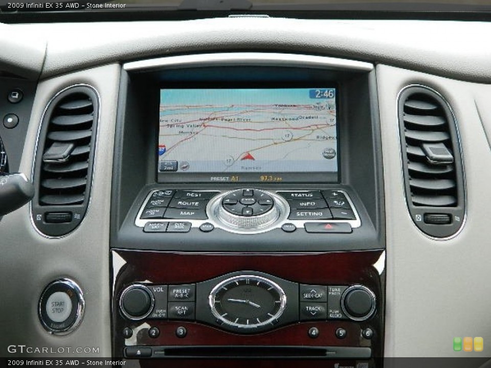 Stone Interior Navigation for the 2009 Infiniti EX 35 AWD #77916380