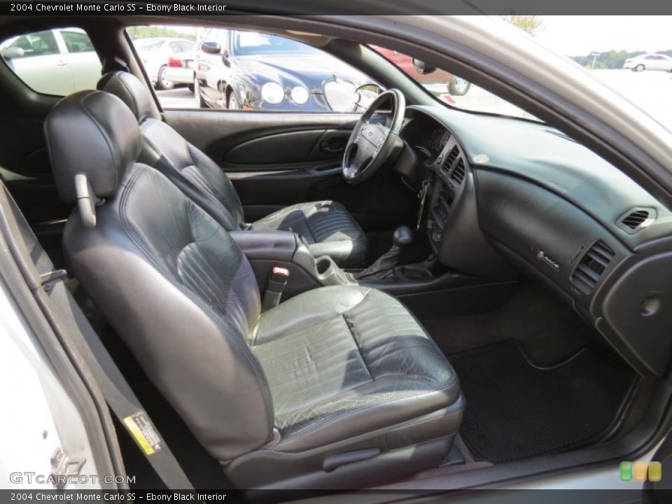 Ebony Black Interior Photo for the 2004 Chevrolet Monte Carlo SS #77916775
