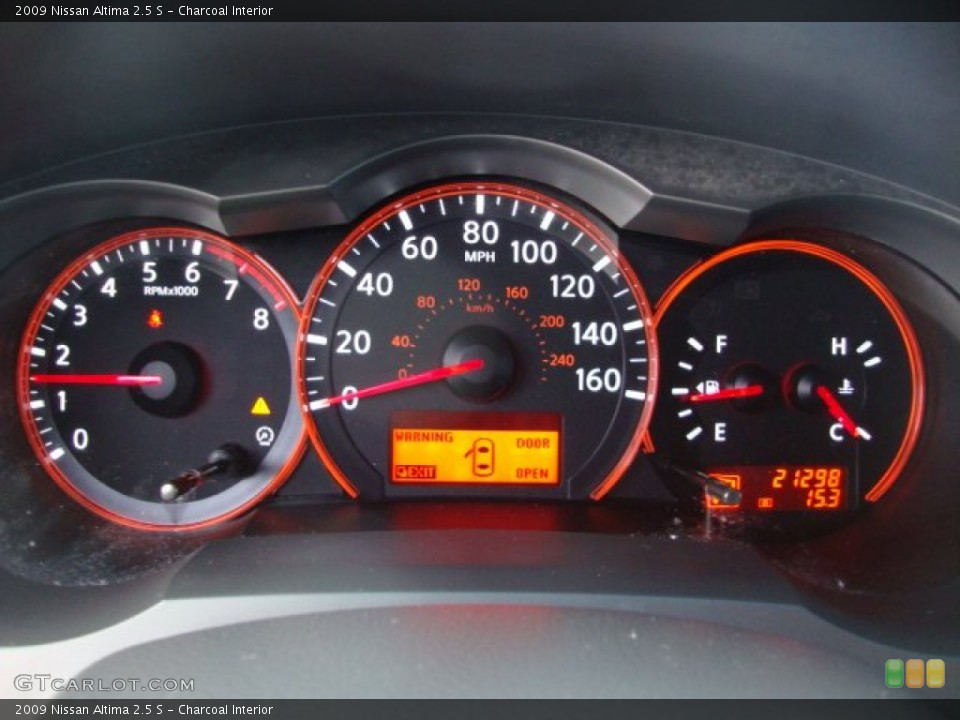 Charcoal Interior Gauges for the 2009 Nissan Altima 2.5 S #77916823