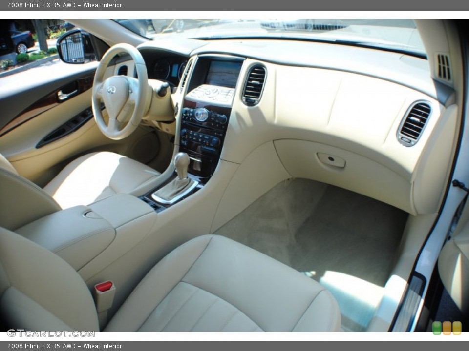 Wheat Interior Dashboard for the 2008 Infiniti EX 35 AWD #77917026