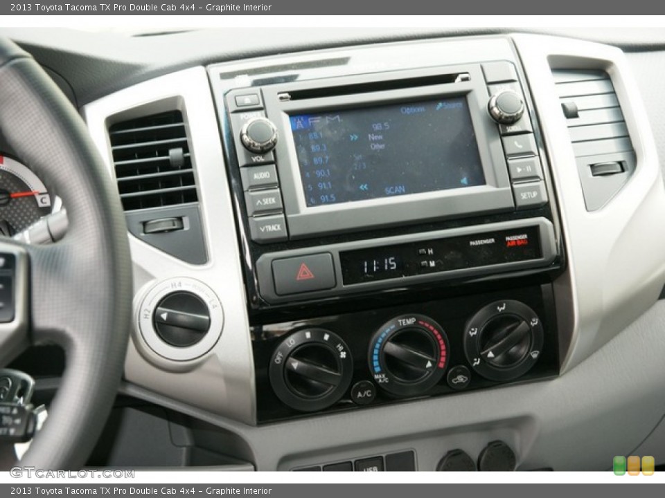 Graphite Interior Dashboard for the 2013 Toyota Tacoma TX Pro Double Cab 4x4 #77918203