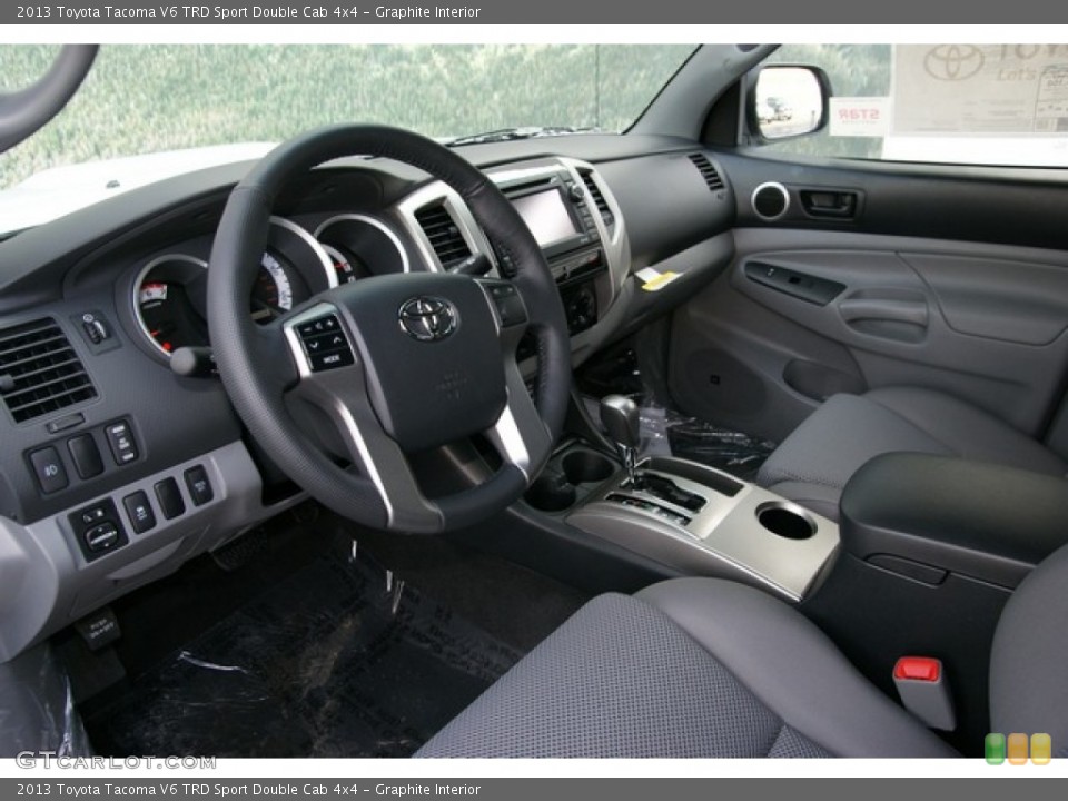 Graphite Interior Photo for the 2013 Toyota Tacoma V6 TRD Sport Double Cab 4x4 #77918533