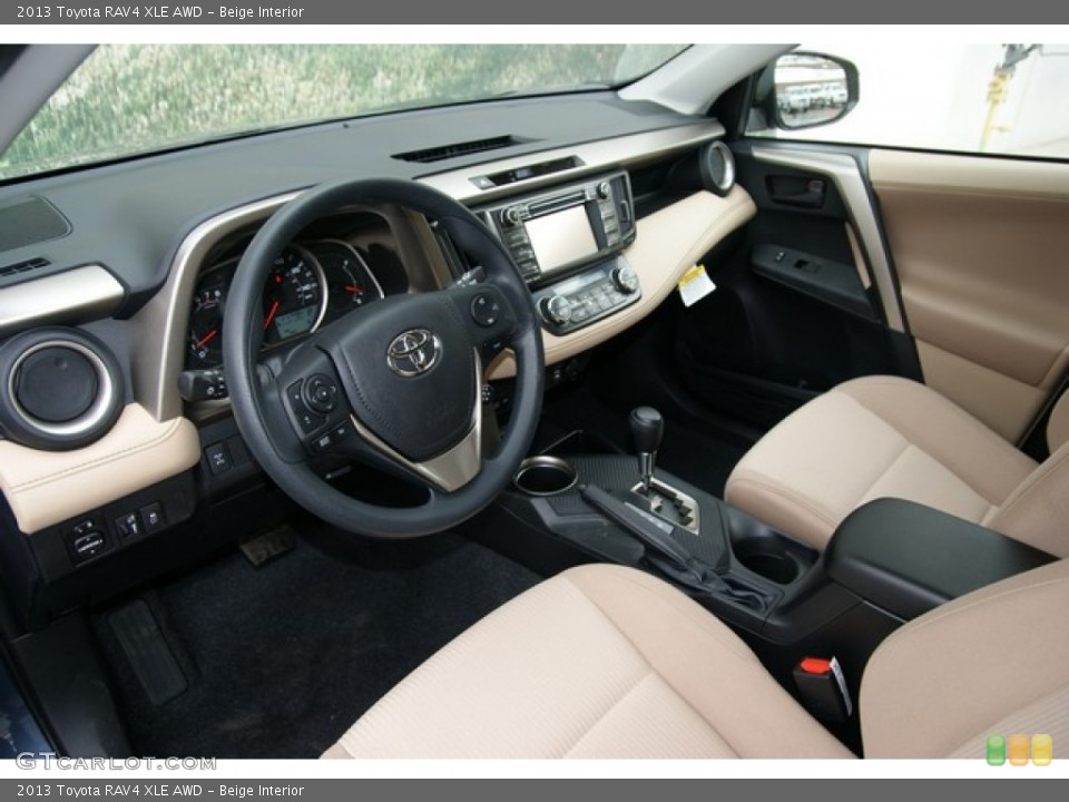 Beige Interior Photo for the 2013 Toyota RAV4 XLE AWD #77918590