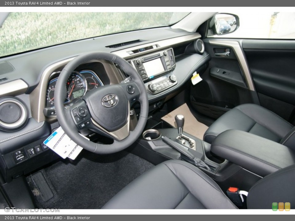 Black Interior Photo for the 2013 Toyota RAV4 Limited AWD #77918645