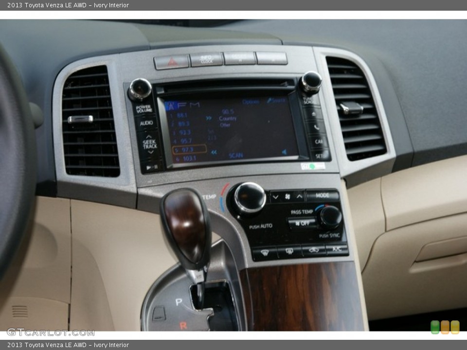 Ivory Interior Controls for the 2013 Toyota Venza LE AWD #77918716