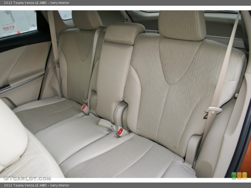 Ivory Interior Rear Seat for the 2013 Toyota Venza LE AWD #77918725