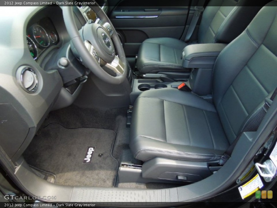 Dark Slate Gray Interior Photo for the 2012 Jeep Compass Limited #77919667