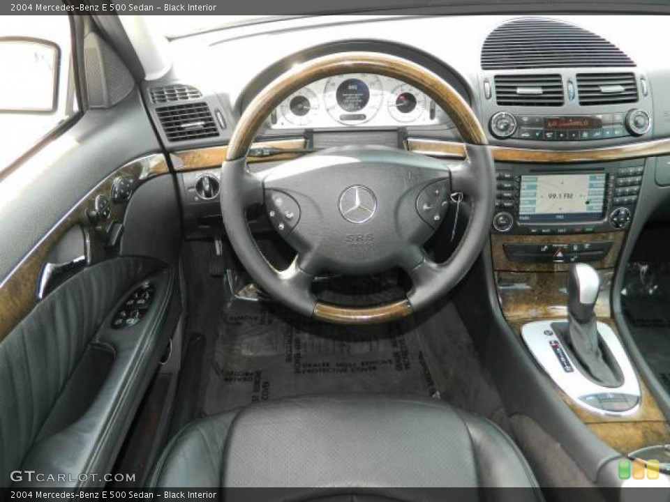 Black Interior Dashboard for the 2004 Mercedes-Benz E 500 Sedan #77919856
