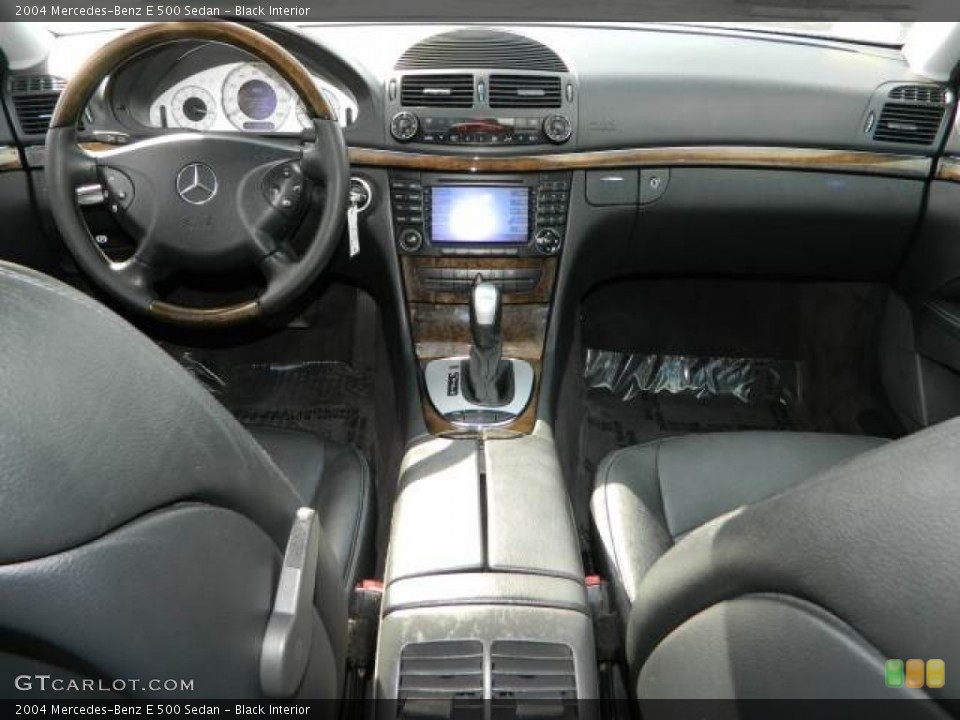 Black Interior Dashboard for the 2004 Mercedes-Benz E 500 Sedan #77919872