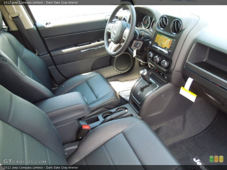 Dark Slate Gray Interior Photo for the 2012 Jeep Compass Limited #77919884