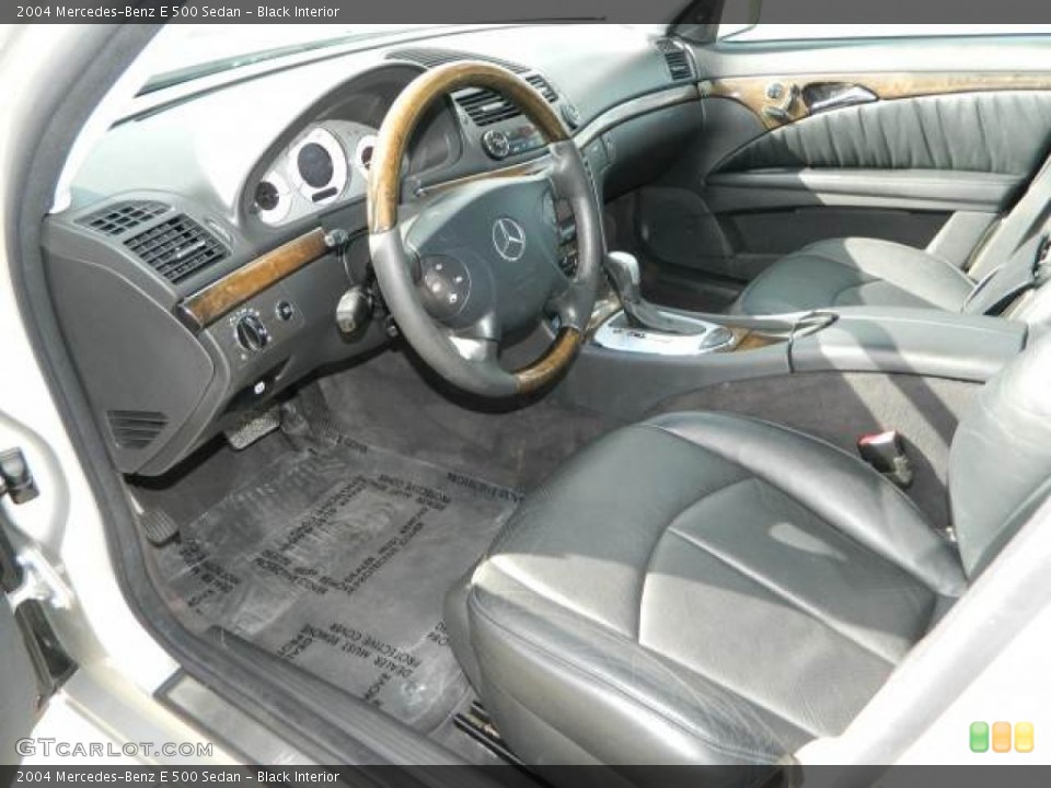 Black 2004 Mercedes-Benz E Interiors