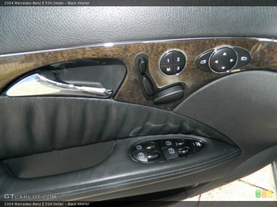 Black Interior Controls for the 2004 Mercedes-Benz E 500 Sedan #77919946