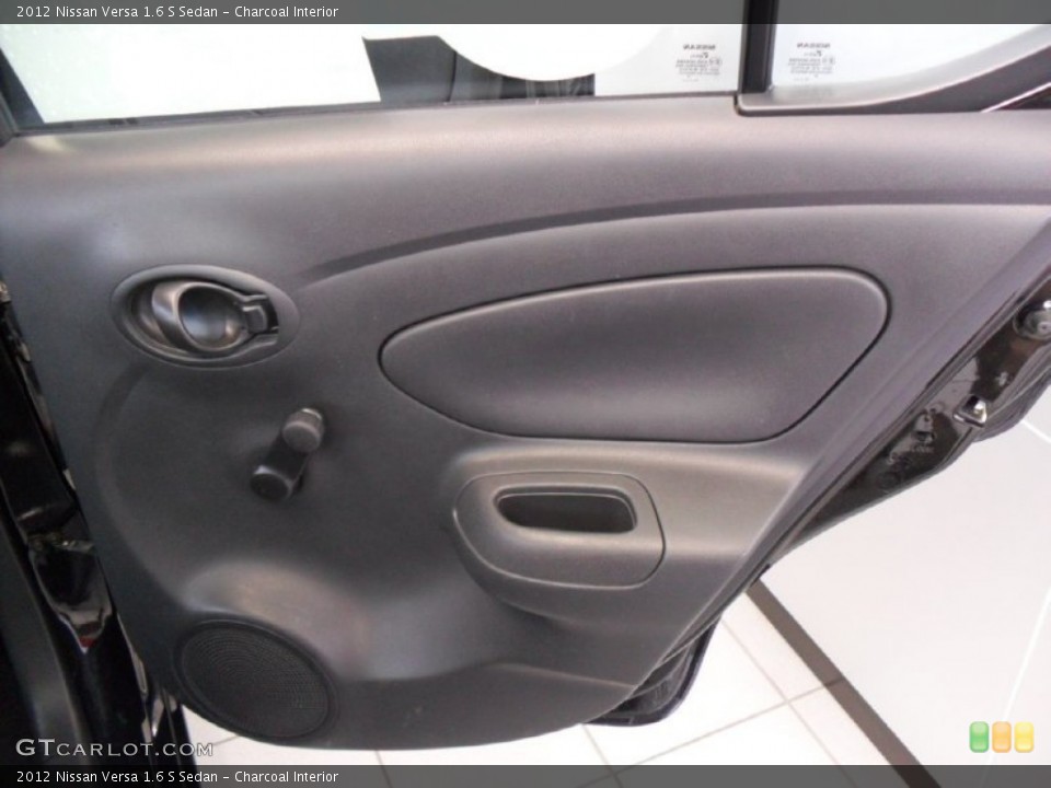Charcoal Interior Door Panel for the 2012 Nissan Versa 1.6 S Sedan #77920159
