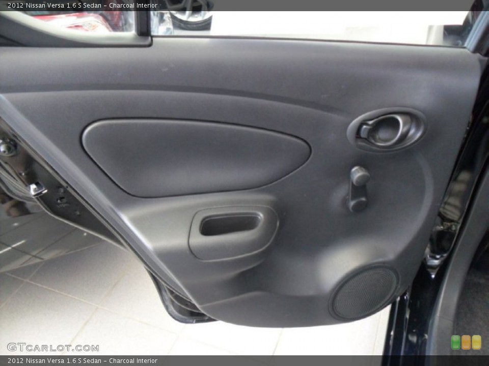 Charcoal Interior Door Panel for the 2012 Nissan Versa 1.6 S Sedan #77920173