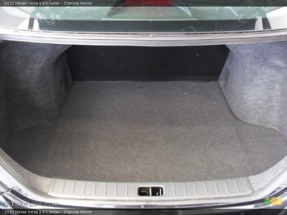 Charcoal Interior Trunk for the 2012 Nissan Versa 1.6 S Sedan #77920249