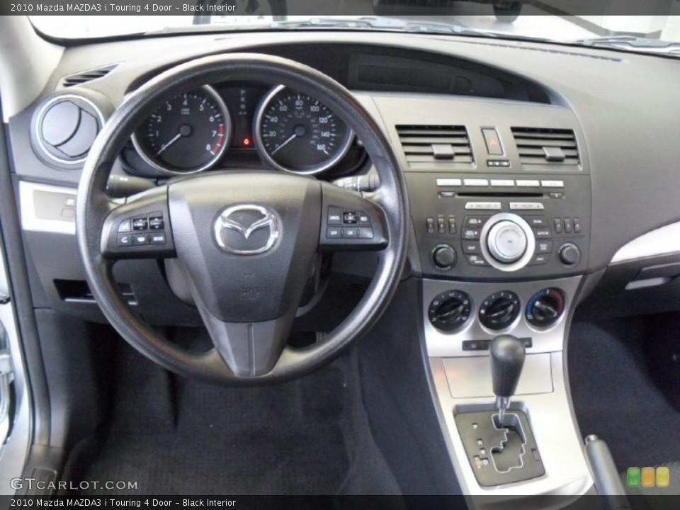 Black Interior Dashboard for the 2010 Mazda MAZDA3 i Touring 4 Door #77920348
