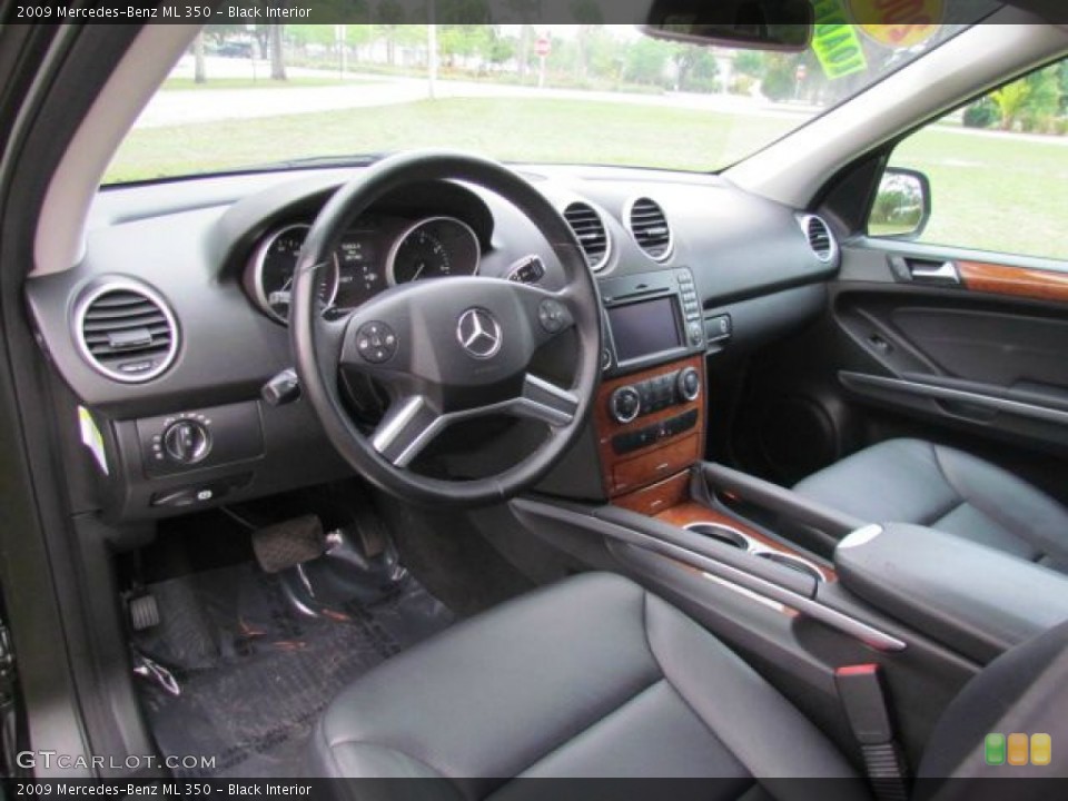 Black Interior Prime Interior for the 2009 Mercedes-Benz ML 350 #77920666
