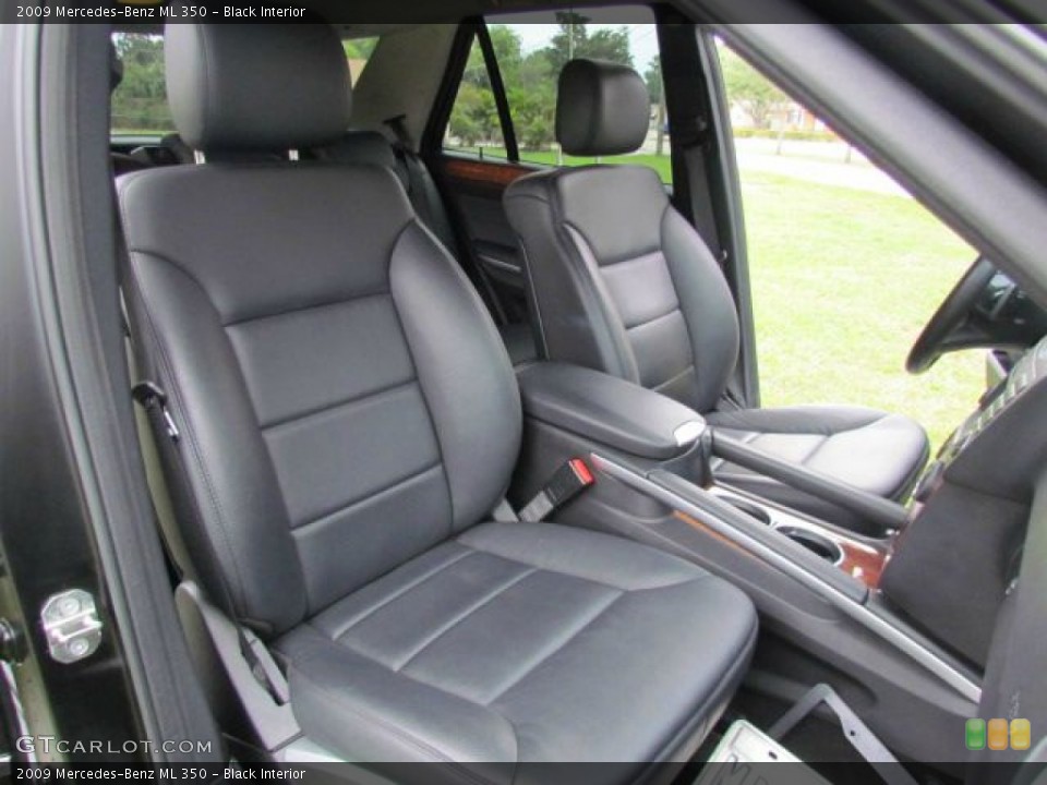 Black Interior Front Seat for the 2009 Mercedes-Benz ML 350 #77920735