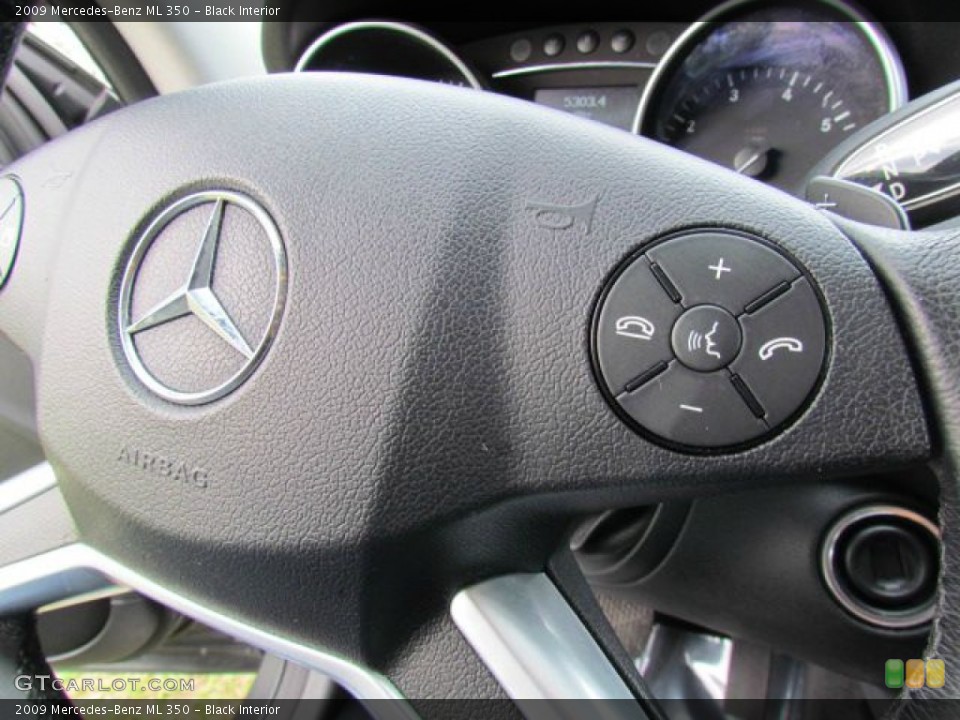 Black Interior Controls for the 2009 Mercedes-Benz ML 350 #77920912