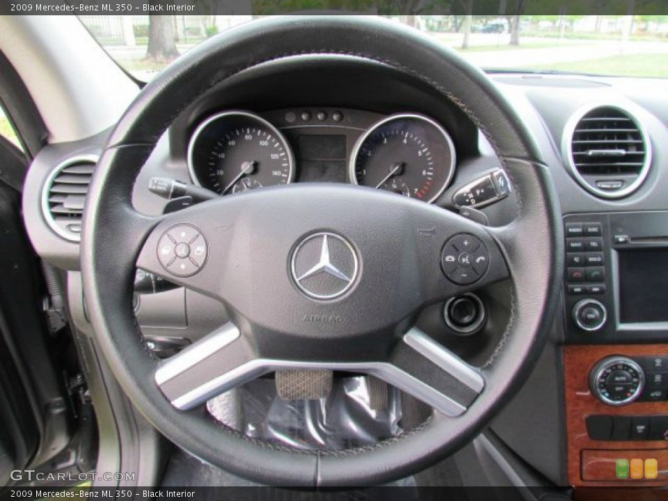 Black Interior Steering Wheel for the 2009 Mercedes-Benz ML 350 #77920927