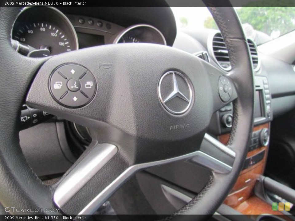 Black Interior Steering Wheel for the 2009 Mercedes-Benz ML 350 #77920939